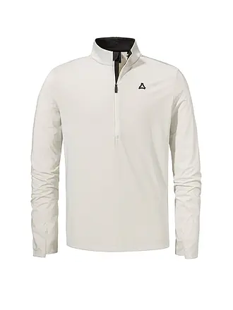SCHÖFFEL | Herren Unterzieh Zipshirt Style Pine | creme